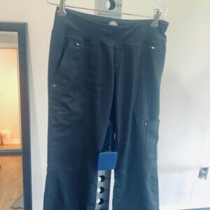 Womens scrub pants - XSM -Healing Hands brand; NWOT; Black